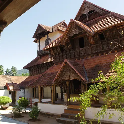 Padmanabhapuram Palace, the historic wooden palace complex of the Travancore royal family